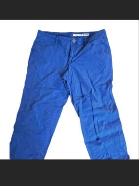 Vintage DKNY Bright Blue Capris